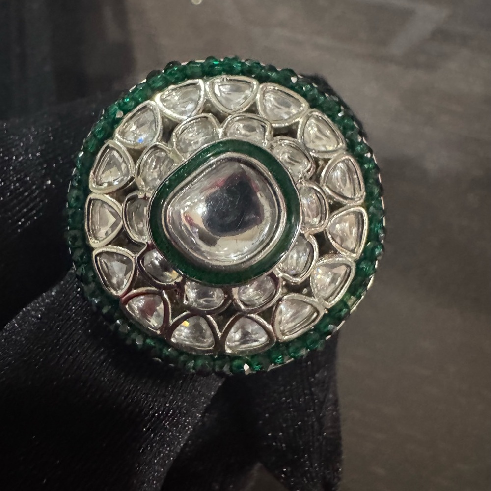 Sterling silver statement ring